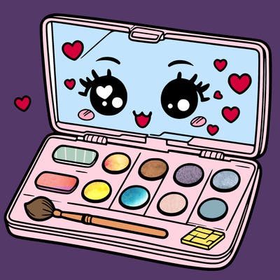 makeup pallet