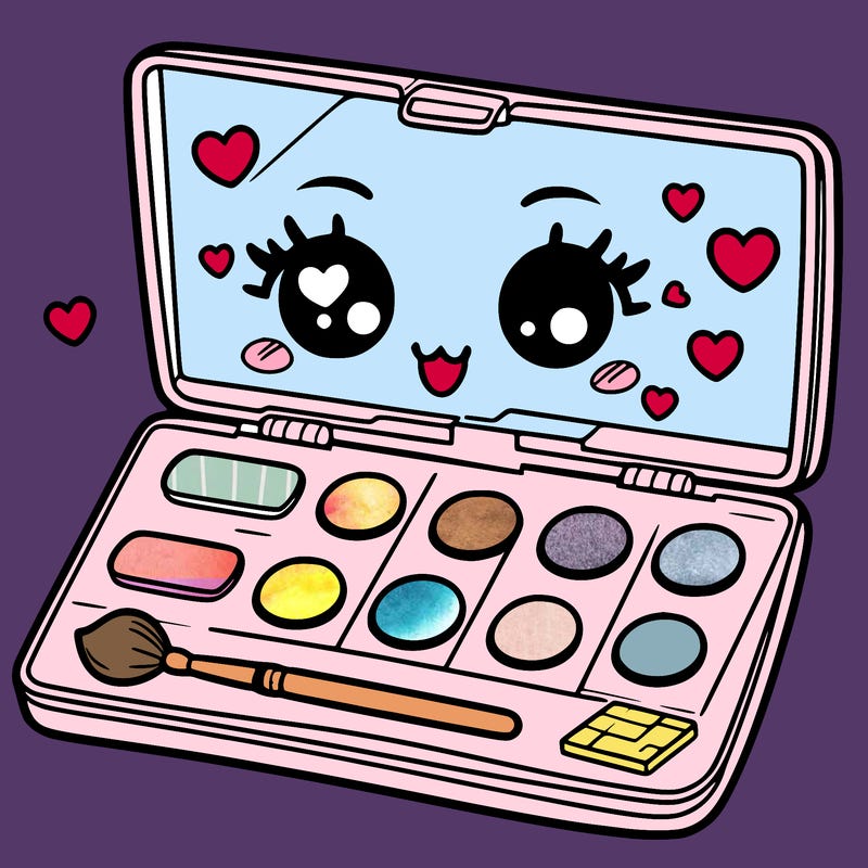 makeup pallet
