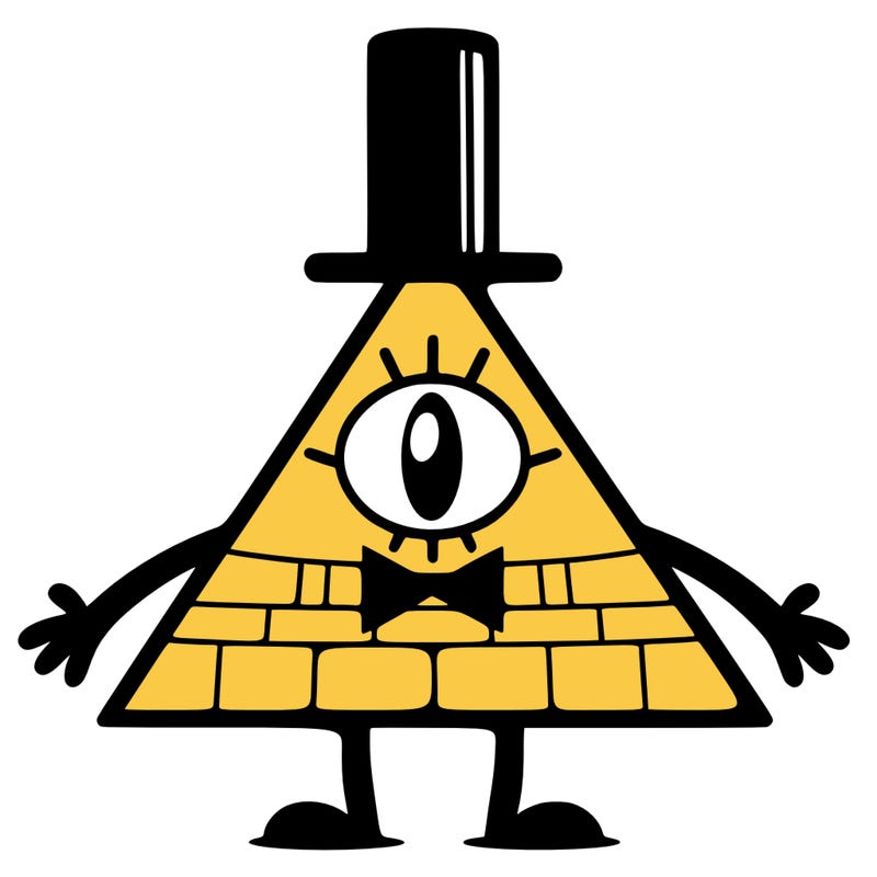 bill cipher from gravity falls
