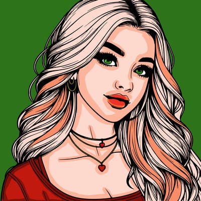 detailed realistic girl