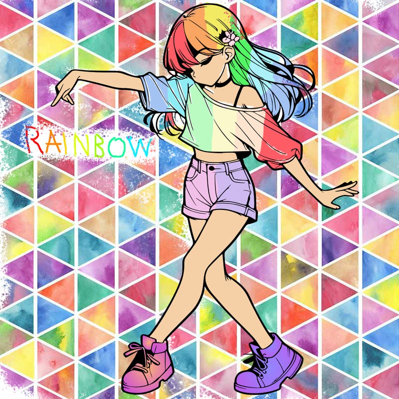 realistic girl danceing