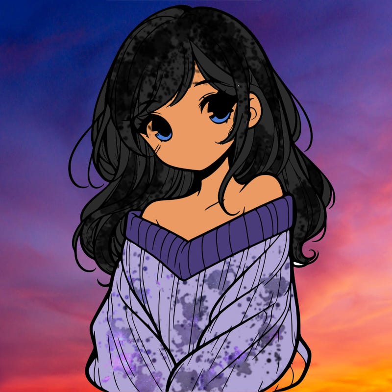 shy pretty girl wearing a sweater that is falling off one shoulder portrait