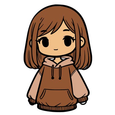 girl with sweatshirt