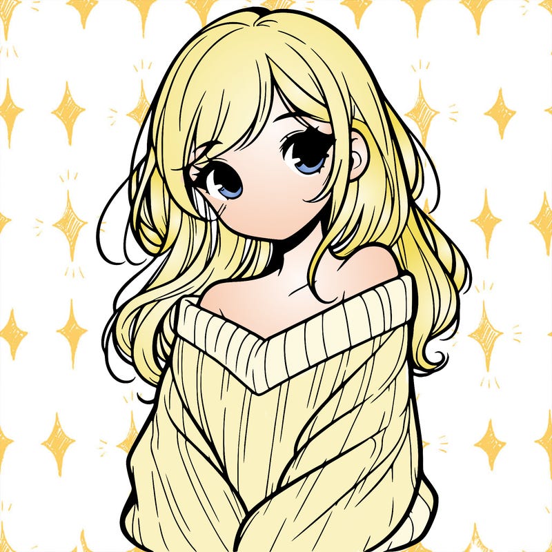 shy pretty girl wearing a sweater that is falling off one shoulder portrait