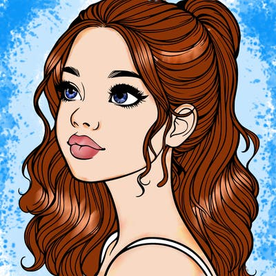 beautiful realistic girl