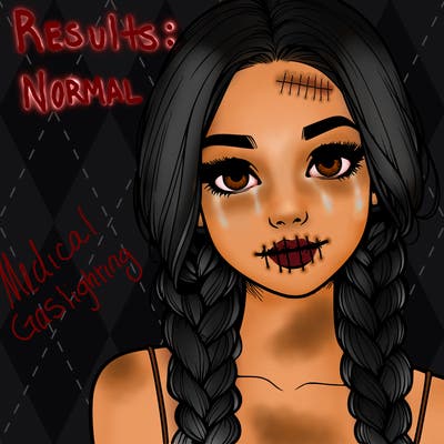 realistic girl with braids