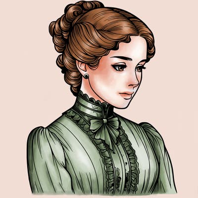 realistic victorian woman