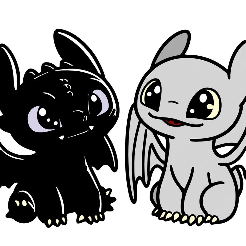 toothless and light fruy