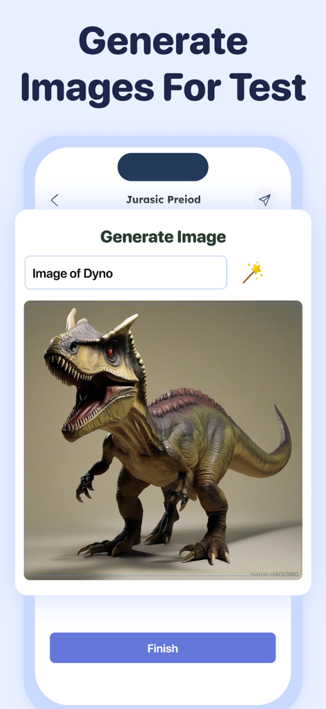 Quiz Maker : Learn With Tests - Captura de pantalla de la función generadora de imágenes de IA en la aplicación Quiz Maker