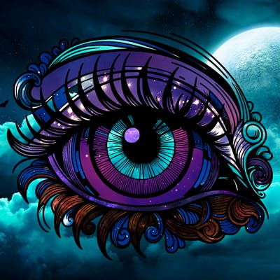 detaylı ve muhteşem bir göz