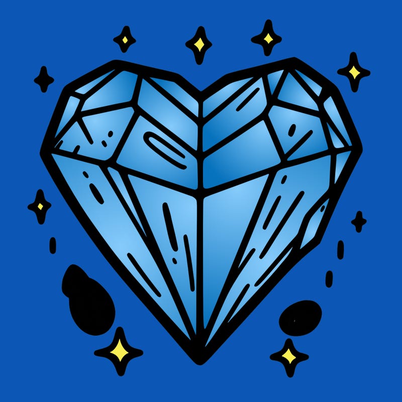 crystal heart