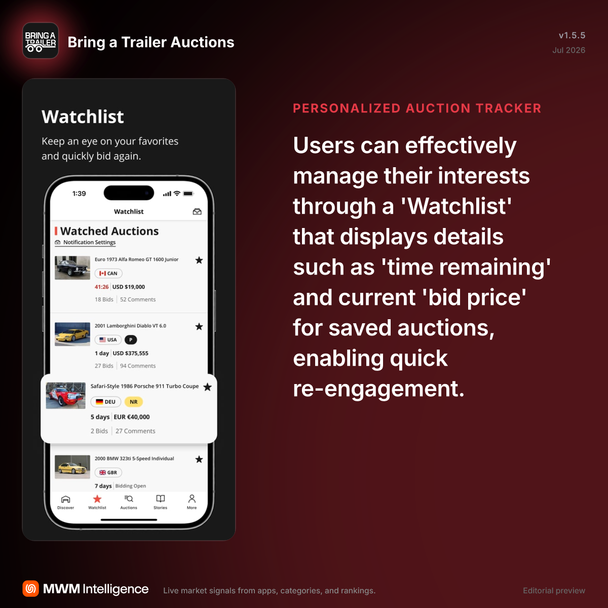 Bring a Trailer Auctions - Shopping App | MWM