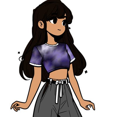 girl in a cute crop top