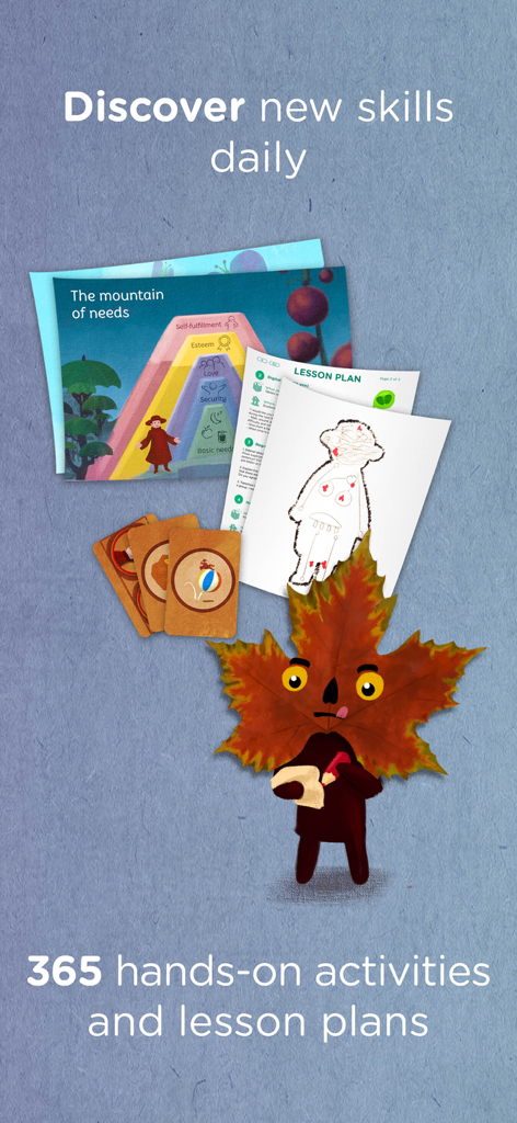 A collection of social emotional learning lesson plans and activities from the Wisdom app