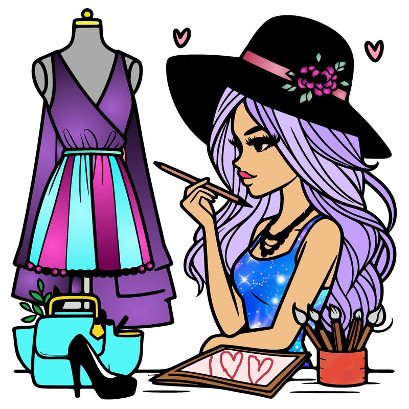 a stylish fashion designer