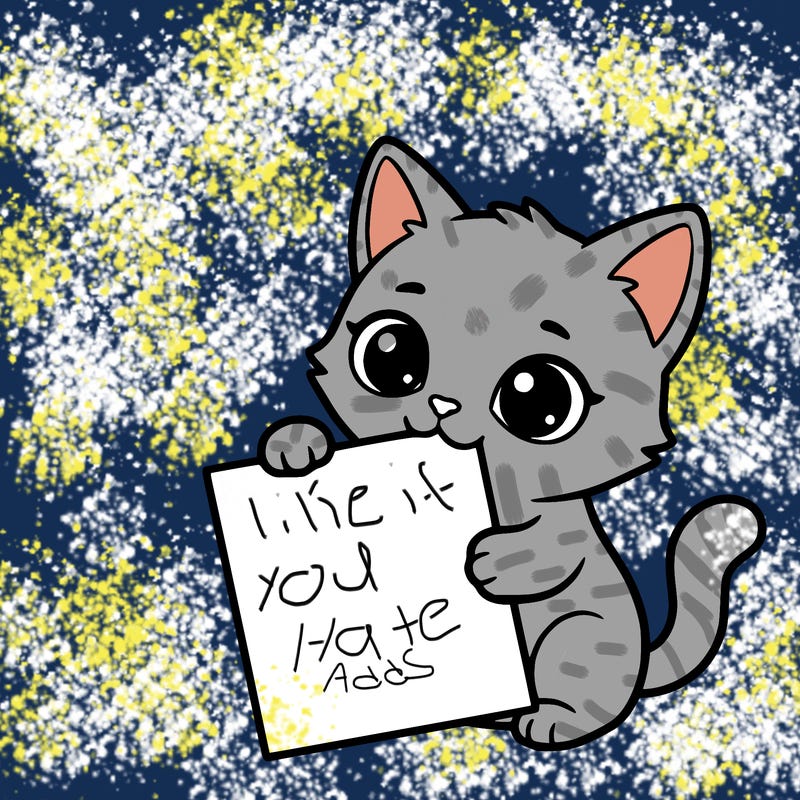 a small cat with a blank sheet of paper in its hand. the cat is sooooooo cute!