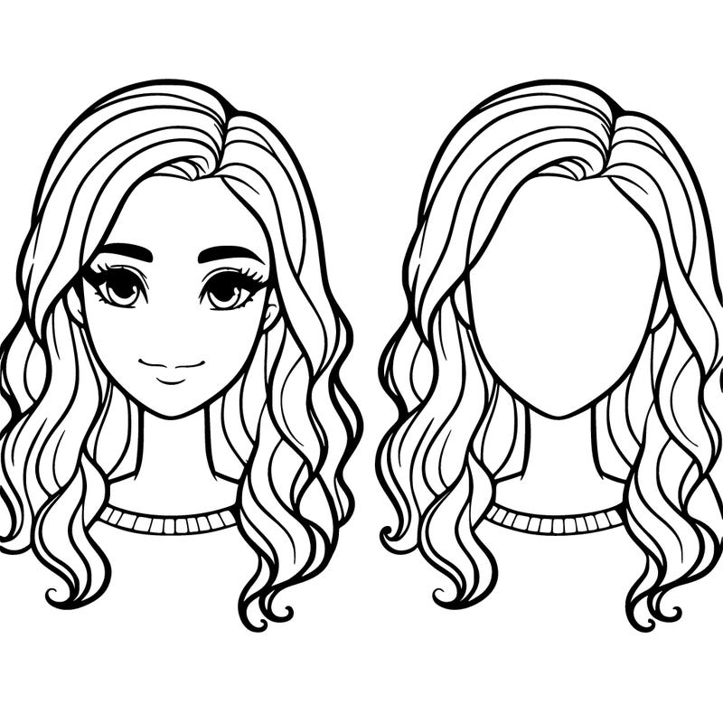 blank face beautiful person