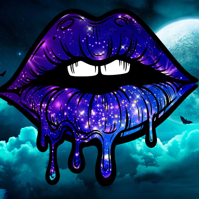 lips that look realistic and drip