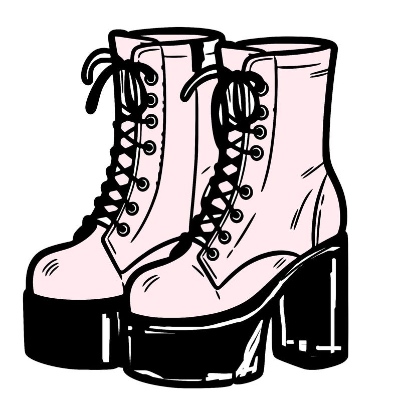 boots with a heel bottom