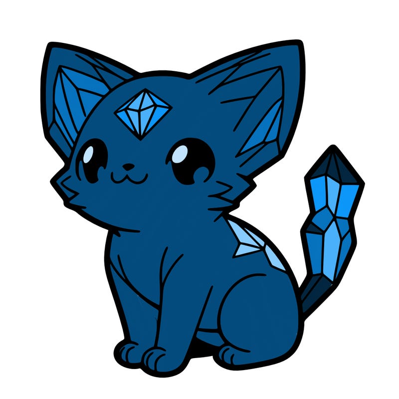 crystal kitten