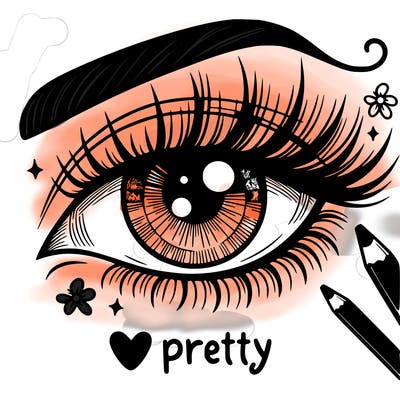 pretty eye