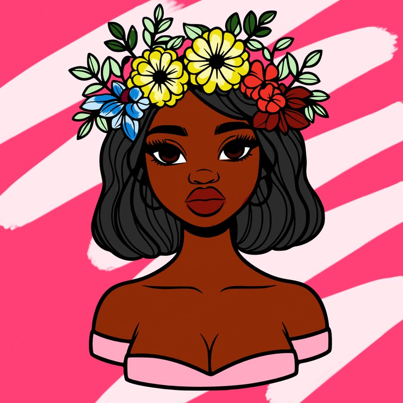 beautiful black people woman pretty girl