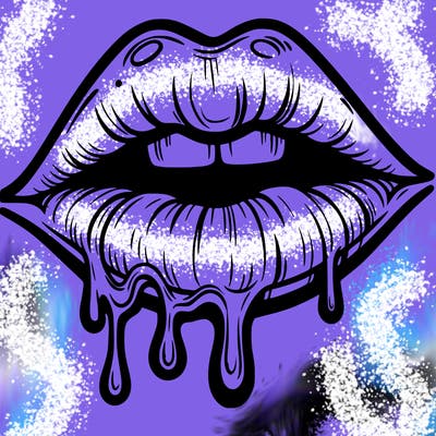 lips that look realistic and drip