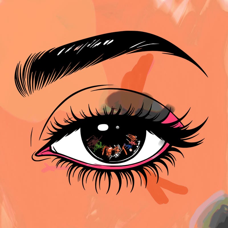 eye closed realistic