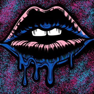 lips that look realistic and drip