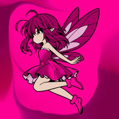manga fairy flying
