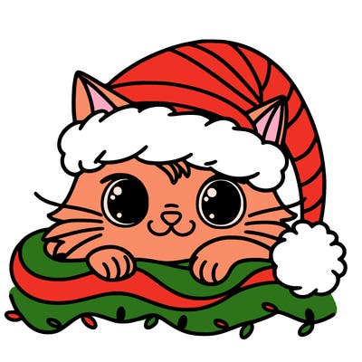 cat christmas