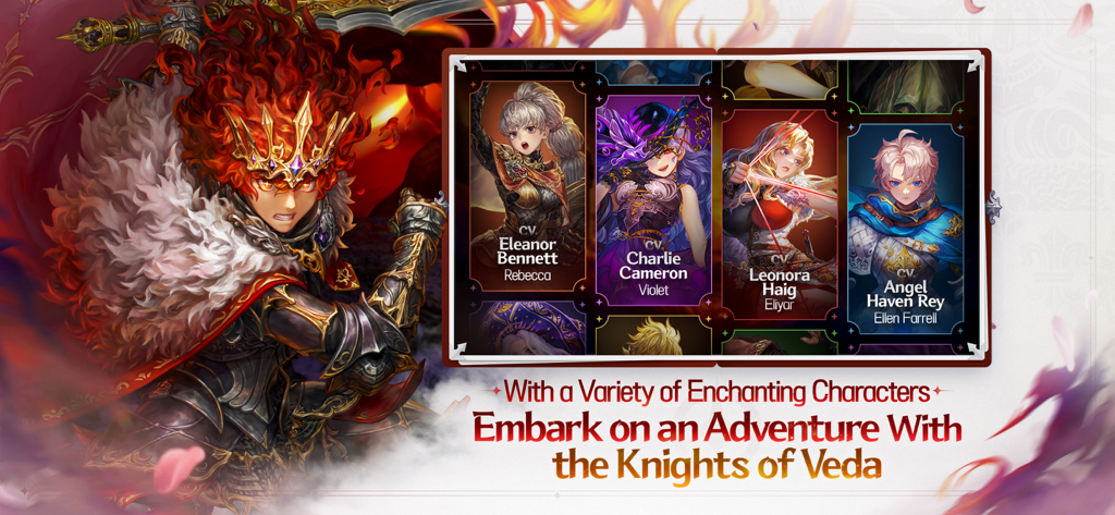 ASTRA: Knights of Veda - Encantadora lista de personajes y cartas de héroe del RPG de fantasía oscura ASTRA Knights of Veda