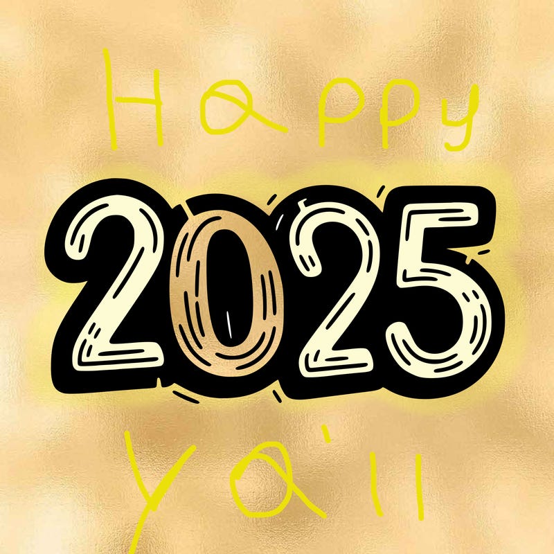 one line scrawled numbers sketch design “2025”