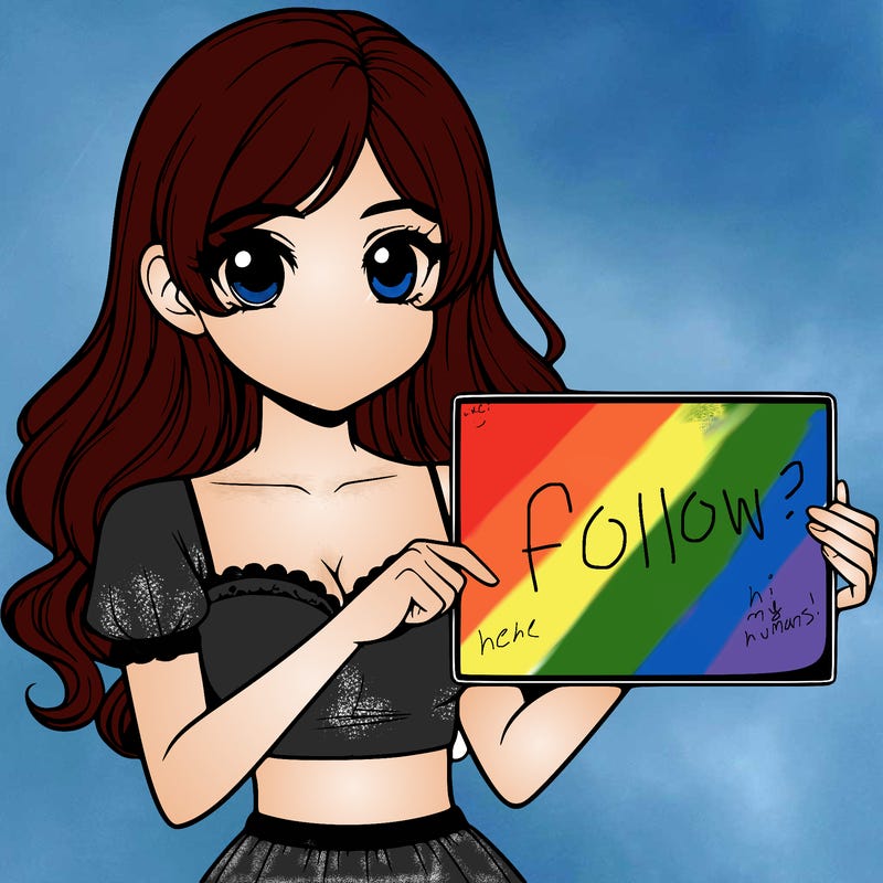 realistic pretty girl holding blank sign