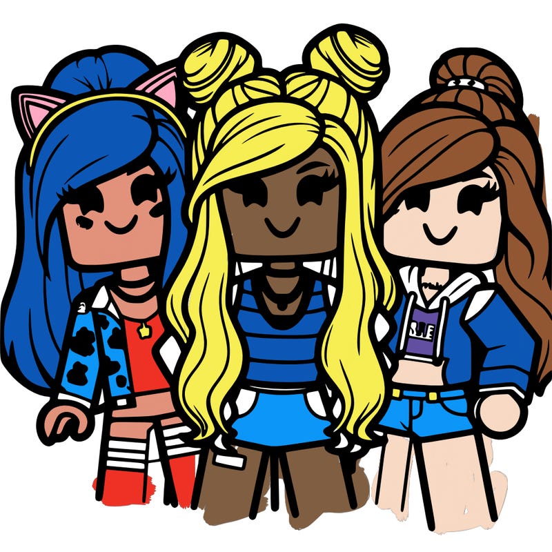 roblox girl group of 3
