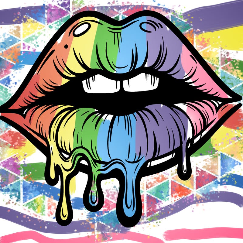 lips that look realistic and drip