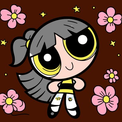 a powerpuff girl
