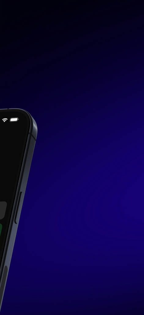 SEO Tracer: Site Audit - An iPhone side profile against a dark blue background for the SEO Tracer app