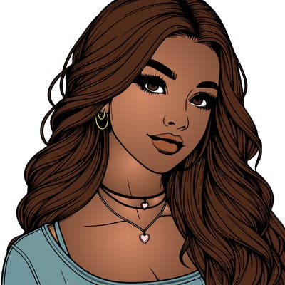 detailed realistic girl