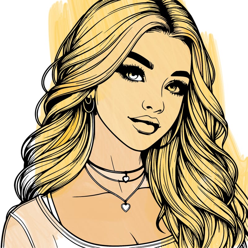 detailed realistic girl