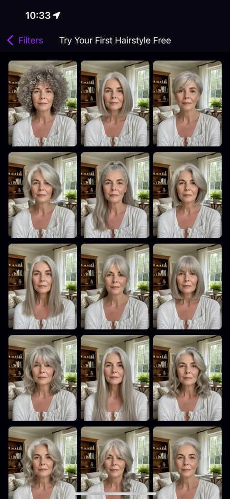 Glitz - Ai Hair Cut Try On - Photo & Video App | MWM