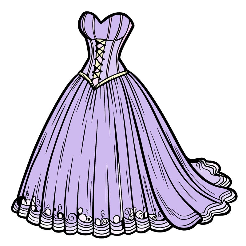 wedding dress-corset and a long and flowy skirt