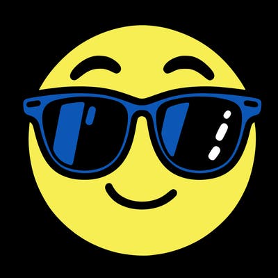 emoji with sunglasses