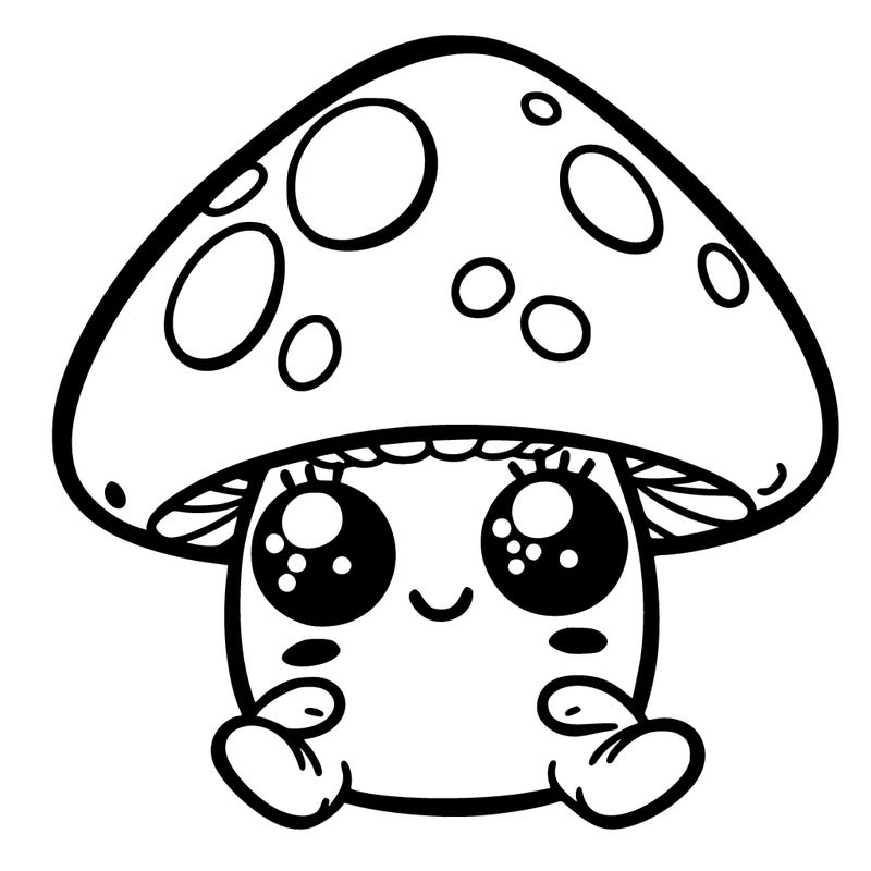 mushroom with eyes