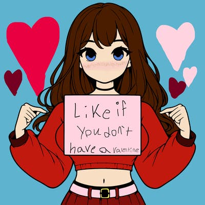 girl holding a blank sign in a long sleeve crop top