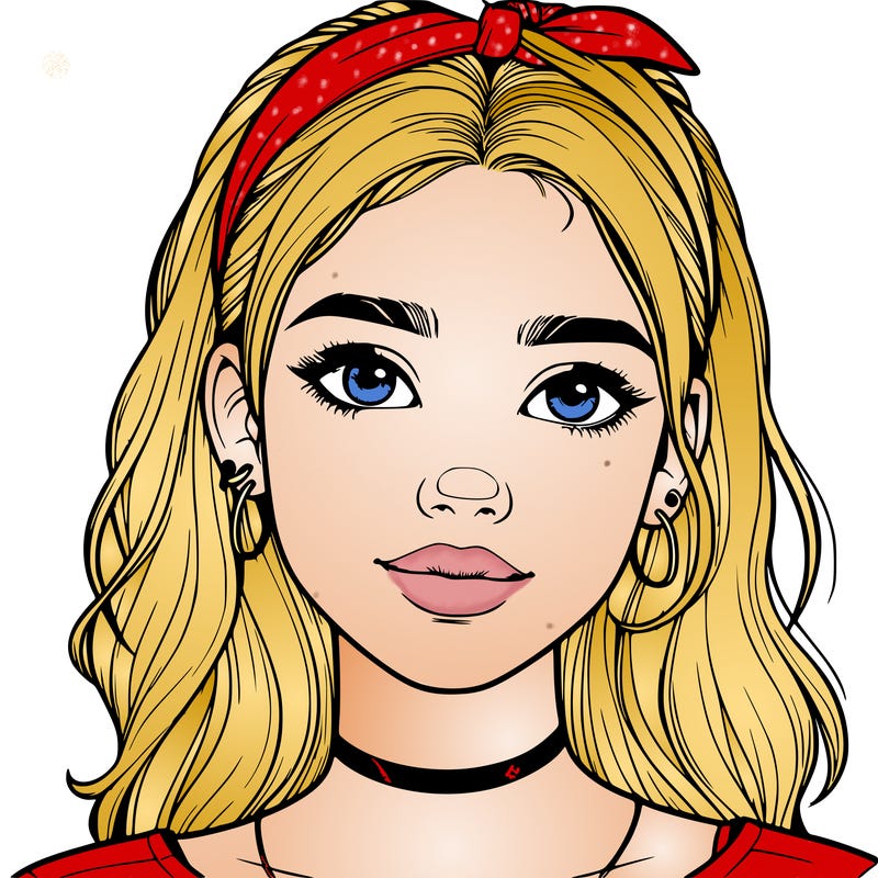 realistic teenage girl