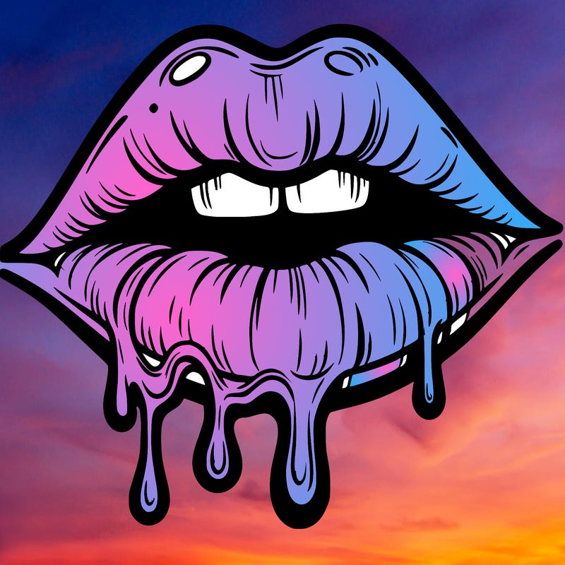 lips that look realistic and drip