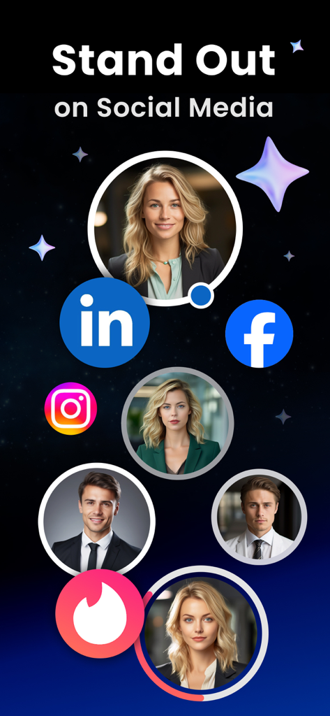 Clean Storage Now：AI Cleanup - Retratos profesionales generados por IA para perfiles de redes sociales como LinkedIn e Instagram