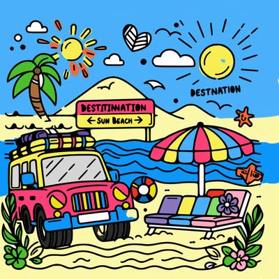 destination: sun, beach and unforgettable memories