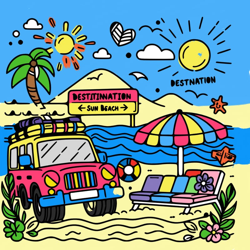 destination: sun, beach and unforgettable memories